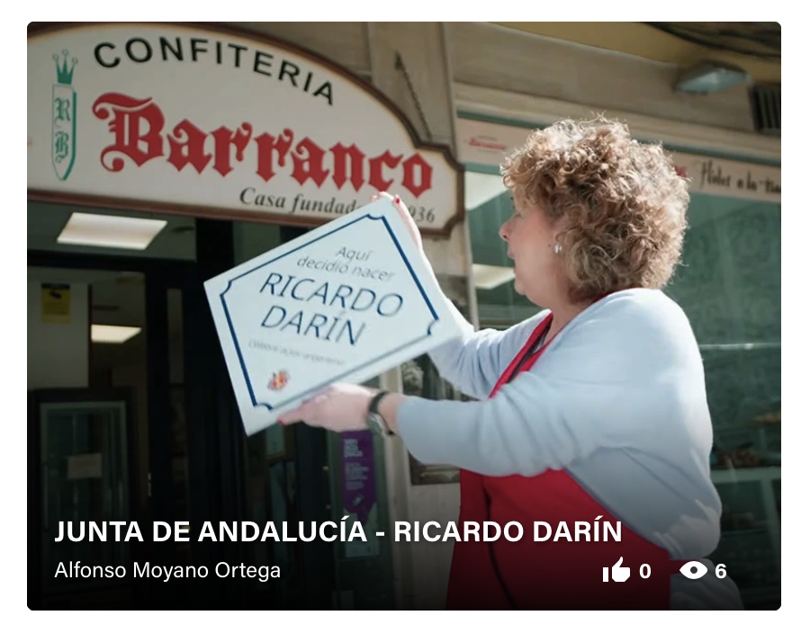 Imagen del proyecto Junta de Andalucía — Ricardo Darín